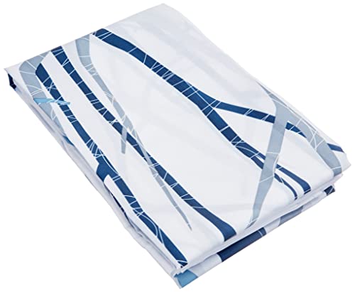 iDesign Forest Duschvorhang | Designer Duschvorhang in 183,0 cm x 183,0 cm | tolles Duschvorhang Motiv Bäume | Polyester blau/grau iDesign Forest Duschvorhang | Designer Duschvorhang in 183,0 cm x 183,0 cm | tolles Duschvorhang Motiv Bäume | Polyester blau/grau von InterDesign
