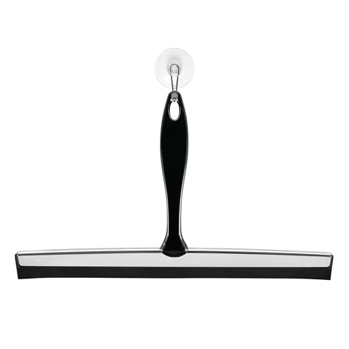 iDesign Zia Abzieher für Badezimmer, Dusche, Wandhaken, Schwarz/Chrom iDesign Zia Abzieher für Badezimmer, Dusche, Wandhaken, Schwarz/Chrom von InterDesign