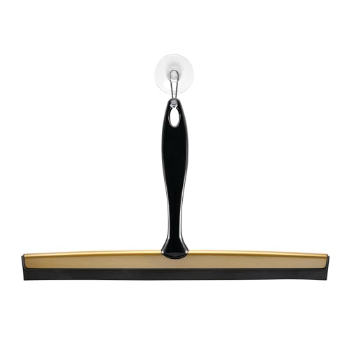 iDesign Zia Abzieher für Badezimmer, Dusche, Wandhaken, weiches Messing, Schwarz iDesign Zia Abzieher für Badezimmer, Dusche, Wandhaken, weiches Messing, Schwarz von InterDesign