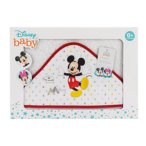 Interbaby Amazon Disney Mickey Mouse Geo Bademantel Weiß und Rot von Interbaby