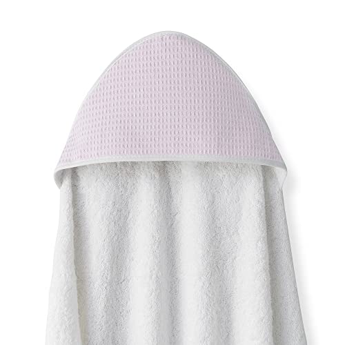 Interbaby Bademantel Schürze Bienennest weiß und rosa von Interbaby