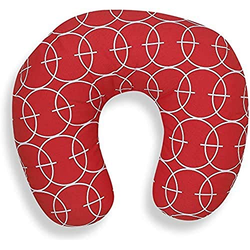 Interbaby Stillkissen, Kreise, Rot von Interbaby