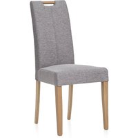 4er SET Polsterstuhl Nürnberg Eiche lackiert Massivholz Sharkskin von Interbed