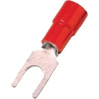 Intercable 100 Stück Quetschkabelschuh 0,5-1qmm M5 rot ICIQ15G von Intercable