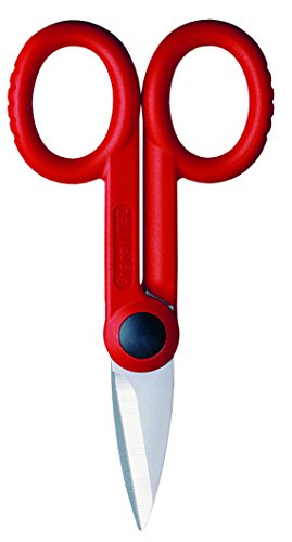 Intercable 16013 Spezialschere für Elektriker mit Sicherheitshülle, klein, Rot Intercable 16013 Spezialschere für Elektriker mit Sicherheitshülle, klein, Rot von Intercable