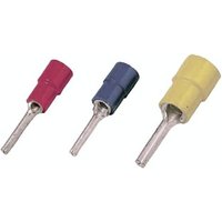 Intercable 180866 Stiftkabelschuh 0.50mm² 1mm² Teilisoliert Rot 100St. von Intercable