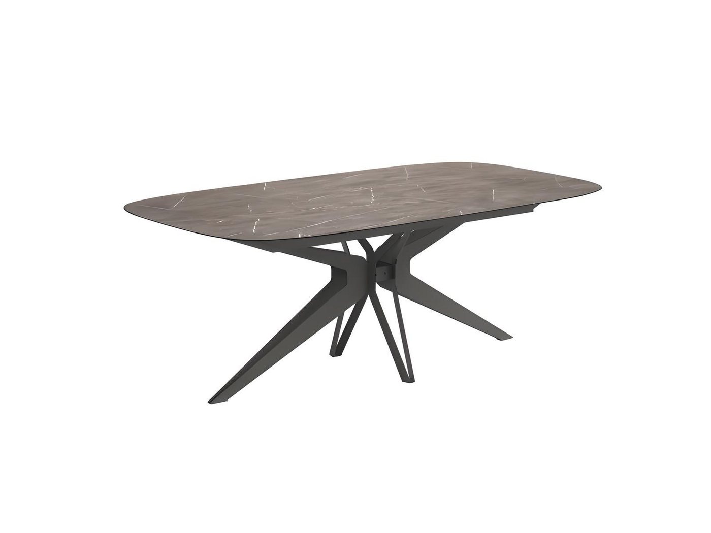 Interdesign24 Esstisch Hexa (mit Tischplatte in Marmoroptik, in verschiedenen Größen), Made in Taly von Interdesign24