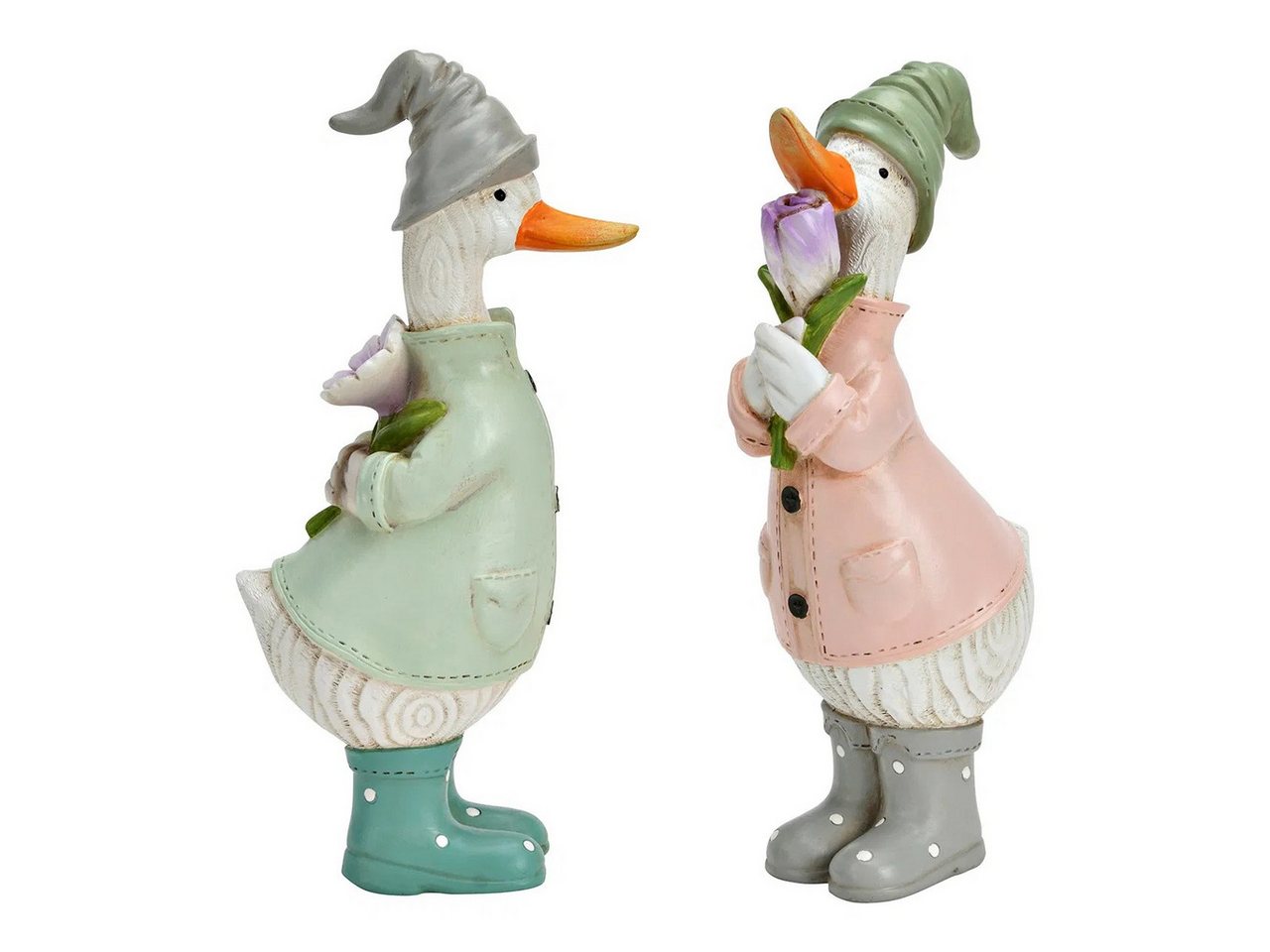 Interdesign24 Osterfigur Enten 2er-Set mit Blume, 2er-Set aus Poly Interdesign24 Osterfigur Enten 2er-Set mit Blume, 2er-Set aus Poly von Interdesign24