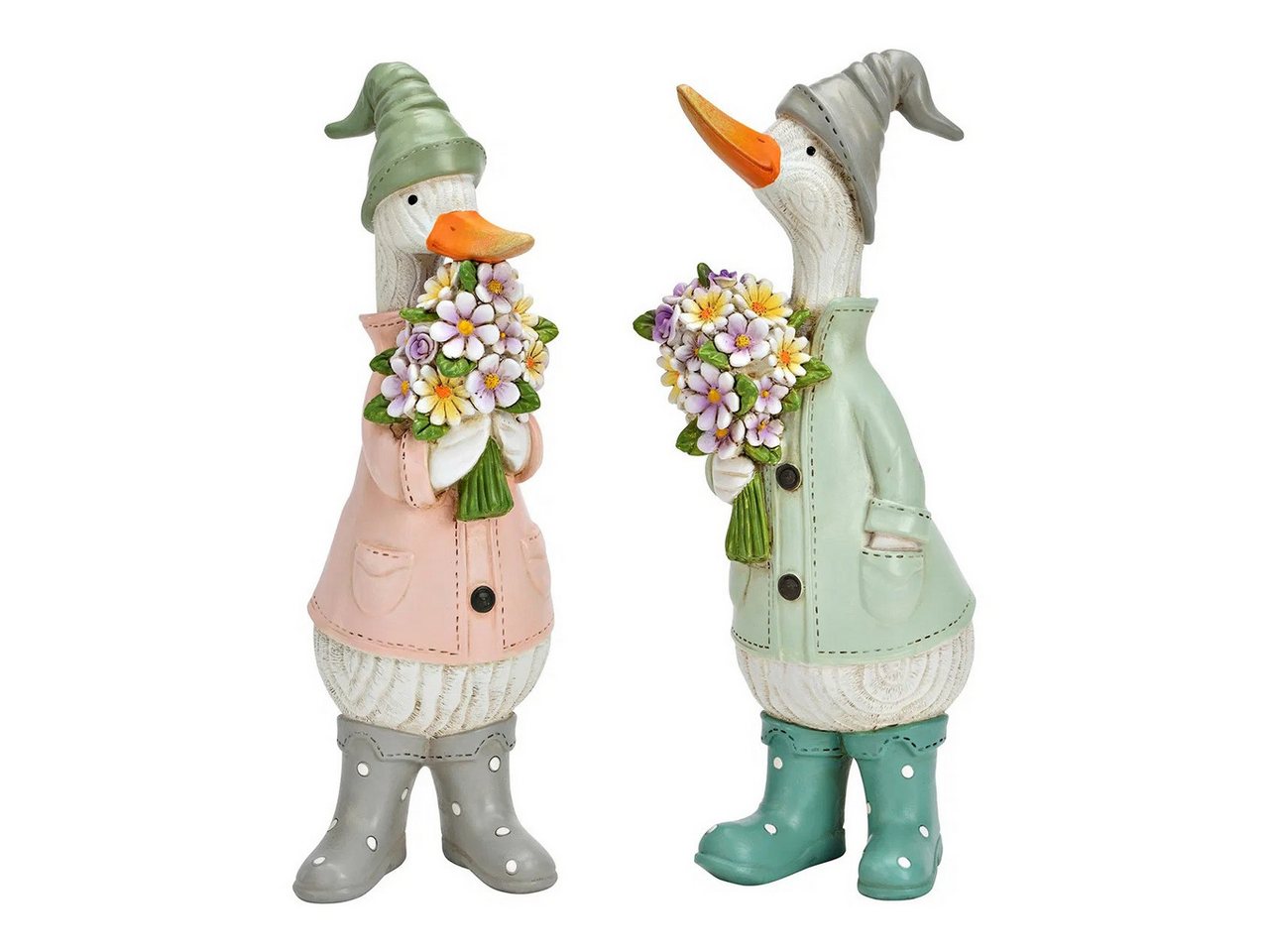 Interdesign24 Osterfigur Enten mit Blumenstrauß 2er-Set, 2er-Set aus Poly Interdesign24 Osterfigur Enten mit Blumenstrauß 2er-Set, 2er-Set aus Poly von Interdesign24