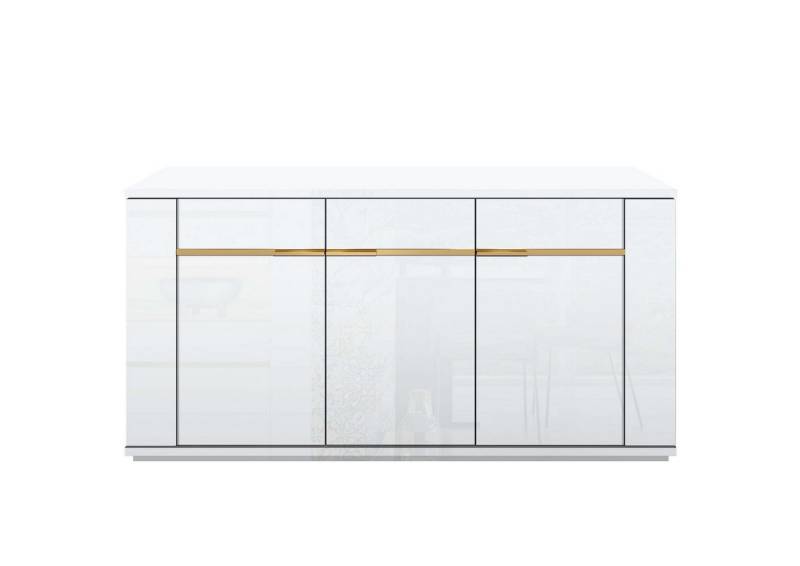 Interdesign24 Sideboard Pegaso (3-Türig, in Hochglanz Weiß), Made in Italy von Interdesign24