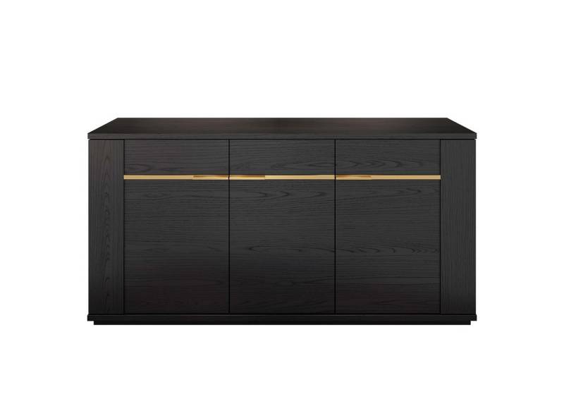 Interdesign24 Sideboard Pegaso (3-Türig, in dunkler Rosenholzoptik), Made in Italy von Interdesign24
