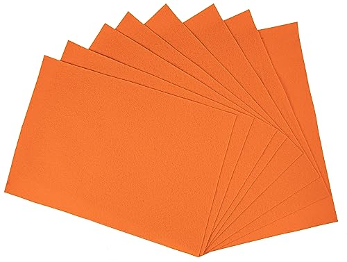 Interdruk - Felt Sheets - DIY Textile Fabrics Craft - 8X A4 Sheets - Orange Interdruk - Felt Sheets - DIY Textile Fabrics Craft - 8X A4 Sheets - Orange von Interdruk