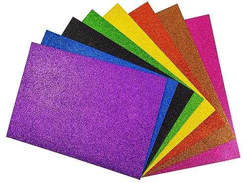 Interdruk IPIANC002 Bastelschaum, Glitter, A4, 8 Count von Interdruk