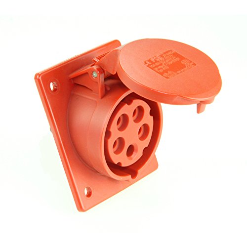 Interflex PCE – Grundlage der schiefen 32 A 3-polig + neutral 6 Stunde/S Rot von Interflex