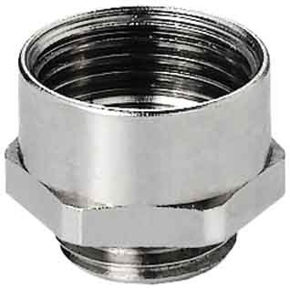 Interflex interflex-prensaest. – Erweiterung Gewinde männlich/weiblich M32 M25 Messing, vernickelt von Interflex