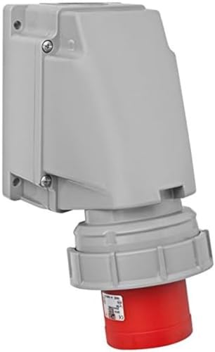 interflex PCE – Jack Wandbild Wasserdicht/oder 63 A 3 Polen + Neutral 400 V 6 Stunde/S rot von Interflex