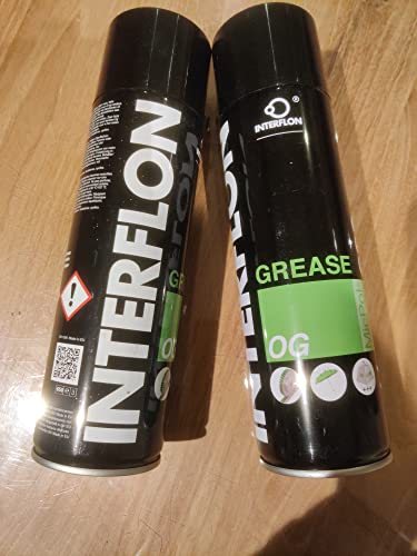 INTERFLON Grease OG Sprühdose 500 ml Aerosol transparentes universelles Mehrzweckfett Schmiermittel Schmierfett MicPol INTERFLON Grease OG Sprühdose 500 ml Aerosol transparentes universelles Mehrzweckfett Schmiermittel Schmierfett MicPol von Interflon