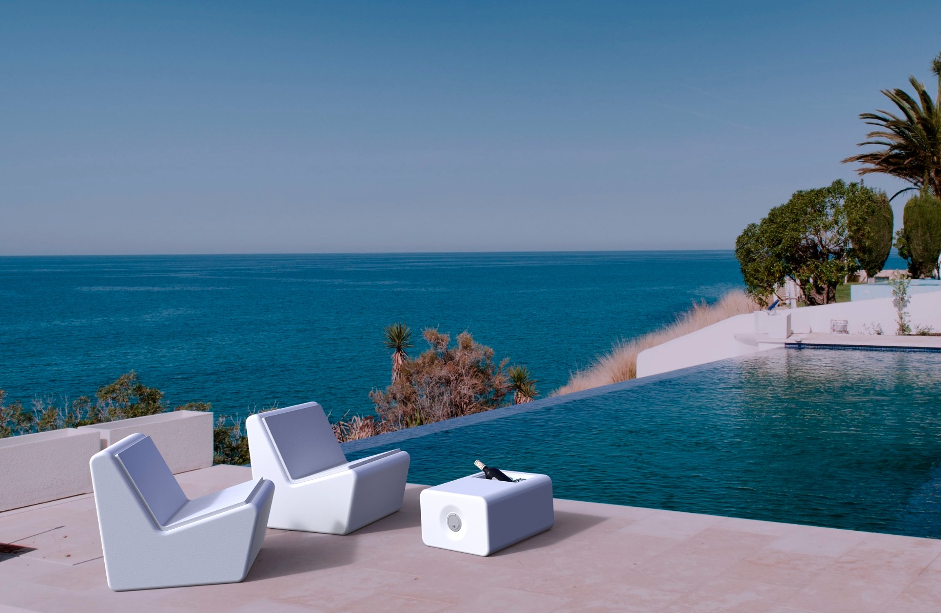 Gartensessel Ibiza design 77x66x59cm von Intergard