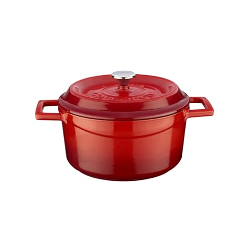 Lava Cooking CASSEROLE ROND 200 MM 2.60 LTR LVYTC20K2R RED/BLACK von Interhal