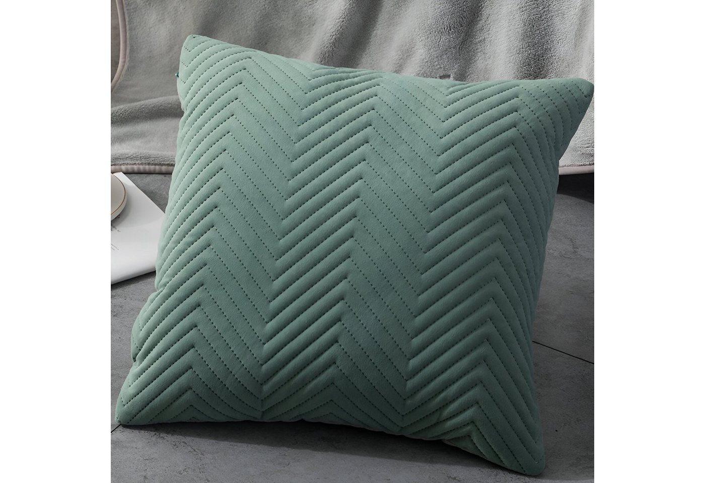 Interior by Hakito Dekokissen 2er Set Kissenbezug inklusive Füllkissen Kissen Füllung Rolf, Kissenhülle mit Füllung, Set, mit Füllung, mit Innenkissen, Füllkissen von Interior by Hakito
