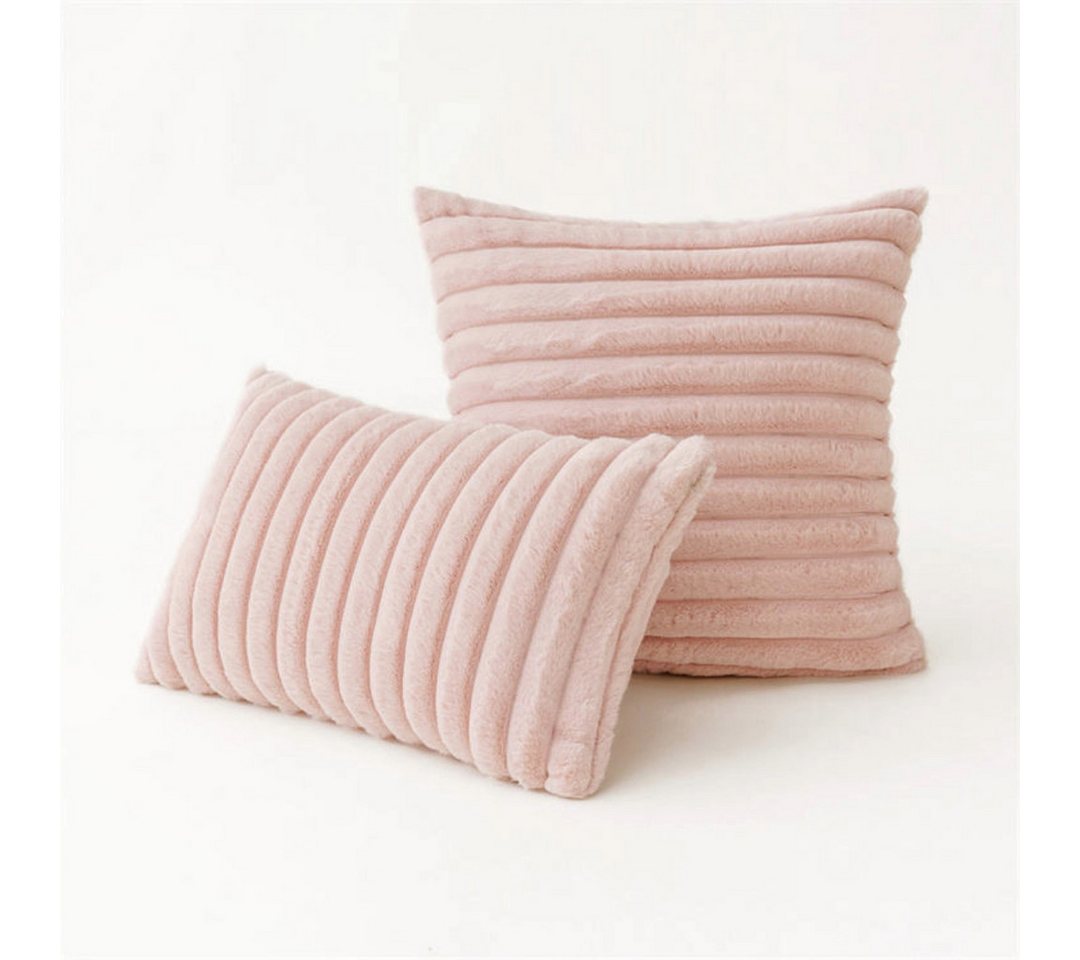 Interior by Hakito Sofakissen 2er Set Kissenbezug inklusive Füllkissen Kissen Füllung Fluf, (Spar-Set, 1 St., Dekokissen mit Füllkissen (nach gewählter Größe), Kissenhülle mit Füllung Set mit Innenkissen Füllkissen von Interior by Hakito