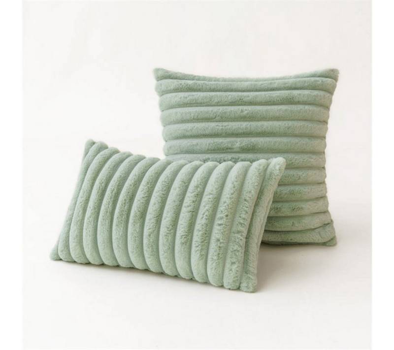 Interior by Hakito Sofakissen 2er Set Kissenbezug inklusive Füllkissen Kissen Füllung Fluf, (Spar-Set, 2 St., Dekokissen mit Füllkissen (nach gewählter Größe), Kissenhülle mit Füllung Set mit Innenkissen Füllkissen von Interior by Hakito