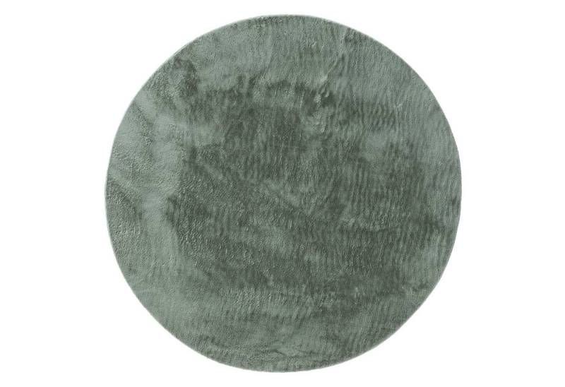 Interiyou Fellteppich Fargo, Rund, Höhe: 11 mm, Teppich Wohnzimmer, waschbar, pflegeleicht, Anti-Rutsch-Rückseite von Interiyou