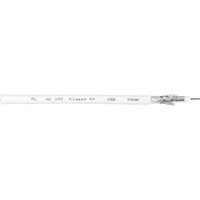 Interkabel AC 100-1 Koaxialkabel Außen-Durchmesser: 6.90mm 75Ω 120 dB Weiß Meterware von Interkabel