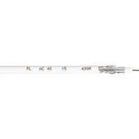 Interkabel AC 48-1 Koaxialkabel Außen-Durchmesser: 6.90mm 75Ω 100 dB Weiß Meterware von Interkabel