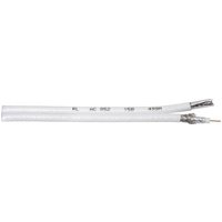 Interkabel AC 852-1 Koaxialkabel 75Ω 105 dB Weiß Meterware von Interkabel