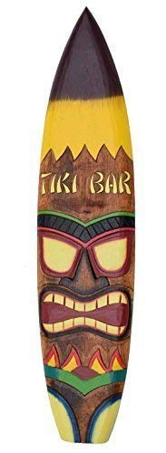 Interlifestyle Surfboard 100cm Tiki Bar Tiki Dekoration zum Aufhängen Lounge Style von Interlifestyle