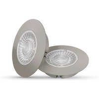 Interlight Cabiled Downlight LED Möbeleinbaustrahler, 2er Set Chrom gebürstet Interlight Cabiled Downlight LED Möbeleinbaustrahler, 2er Set Chrom gebürstet von Interlight