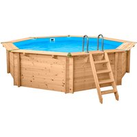 INTERLINE Schwimmbecken »Java«, rund, BxH: 530x136 cm, Holz - blau von Interline