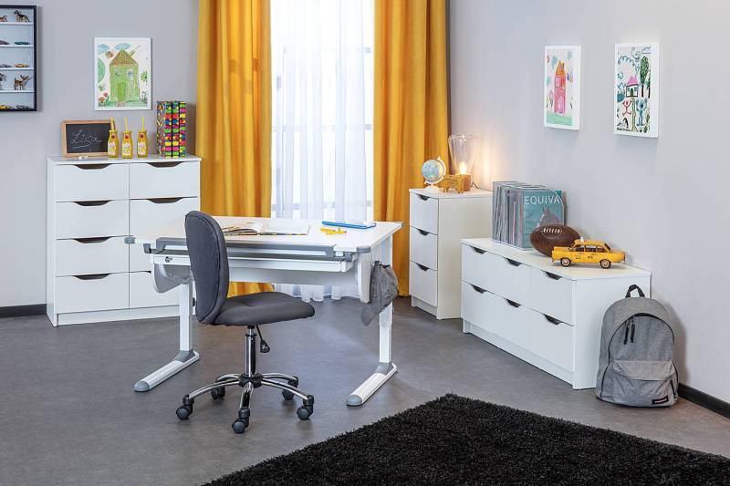 home24 Kommode Westphalen 122 x 50cm Weiß von home24