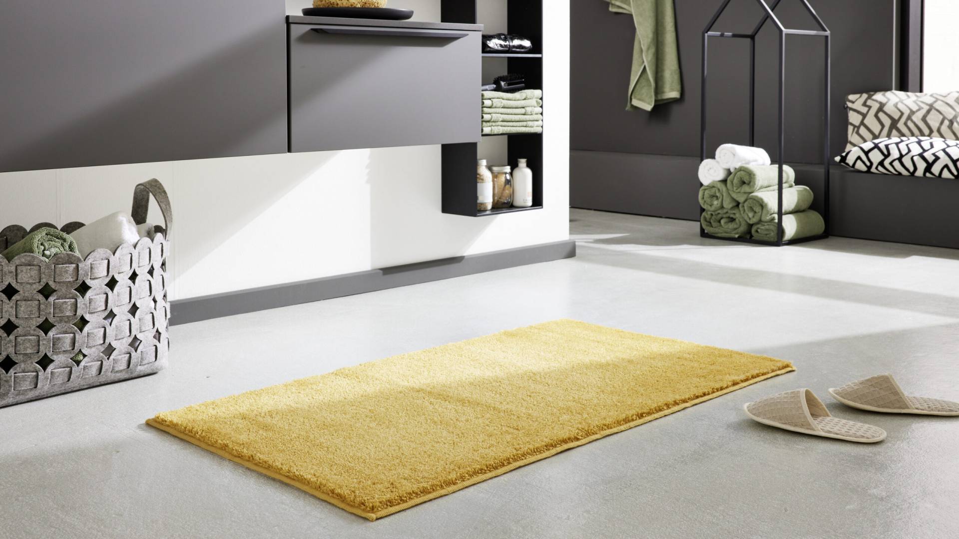 Interliving Badteppich IL-9112 ca. 60x90cm in Farbe safran Interliving Badteppich IL-9112 ca. 60x90cm in Farbe safran von Interliving