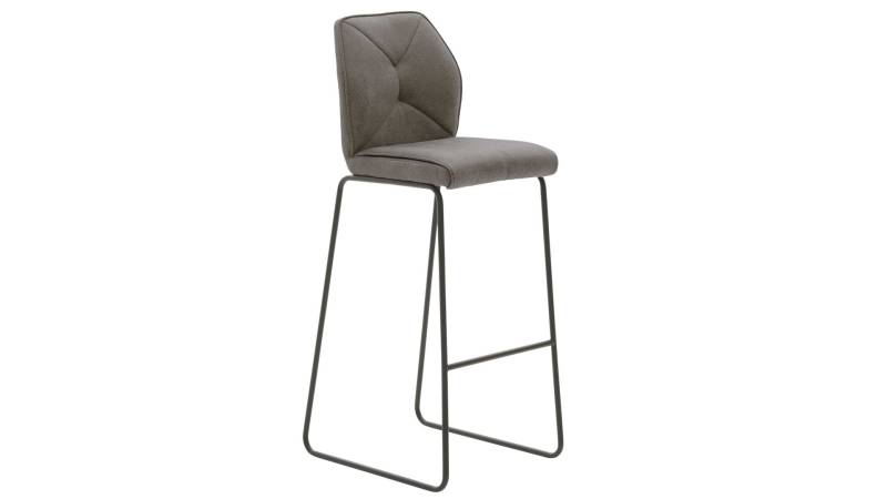 Interliving Barstuhl-2er-Set 5104 ca. 42x110x53cm in dunkelgrau Onyx von Interliving