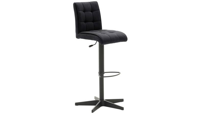 Interliving Barstuhl 2er-Set 5104 ca. 54x112x54cm in carbonschwarz von Interliving