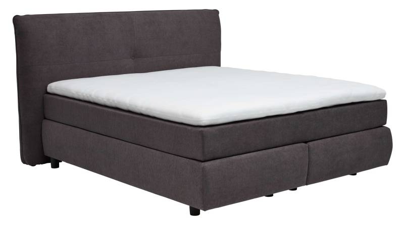 Interliving Boxspringbett 1414 ca. 180 x 200 cm in Stoff dunkelgrau von Interliving