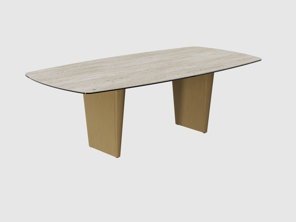 Interliving Couchtisch INTERLIVING-6227 ca. B70 H45 cm in Platte: Keramik Travertin von Interliving