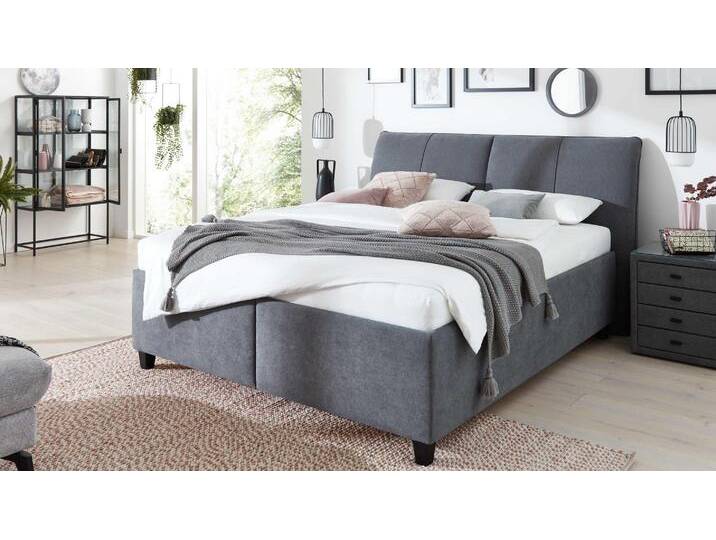 Interliving Polsterbett IL 1414 ca. 180 x 200 cm in Stoff grau von Interliving