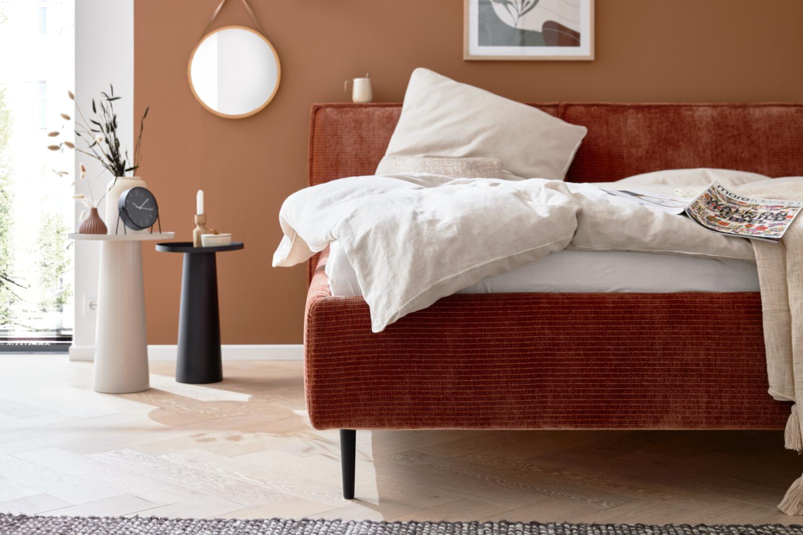 Interliving Polsterbettgestell IL 1417 ca. 180 x 200 cm in **Stoff Monty rusty PG:8 Interliving Polsterbettgestell IL 1417 ca. 180 x 200 cm in **Stoff Monty rusty PG:8 von Interliving
