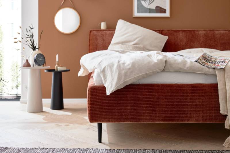 Interliving Polsterbettgestell IL 1417 ca. 180 x 200 cm in **Stoff Monty rusty PG:8 von Interliving