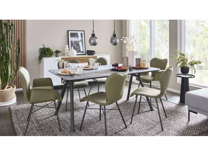 Interliving Stuhl INTERLIVING-5115 in Stoff A01 Alpine natural von Interliving