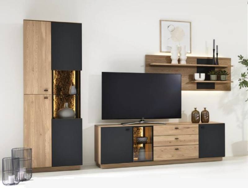 Interliving Wohnkombination IL 2025 in Front Wildeiche massiv, Korpus Wildeiche furniert Interliving Wohnkombination IL 2025 in Front Wildeiche massiv, Korpus Wildeiche furniert von Interliving