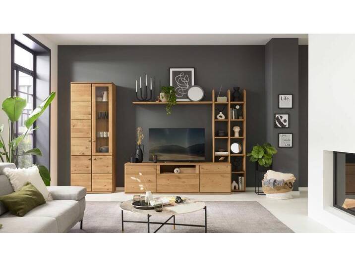 Interliving Wohnkombination IL 2028 in Wildeiche massiv soft geb. von Interliving