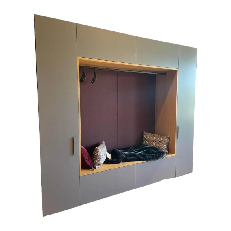 Garderobe Base Change In Eiche Massiv Natur Geölt Sitznische Flintgrau Lackiert ... Garderobe Base Change In Eiche Massiv Natur Geölt Sitznische Flintgrau Lackiert ... von Interlübke