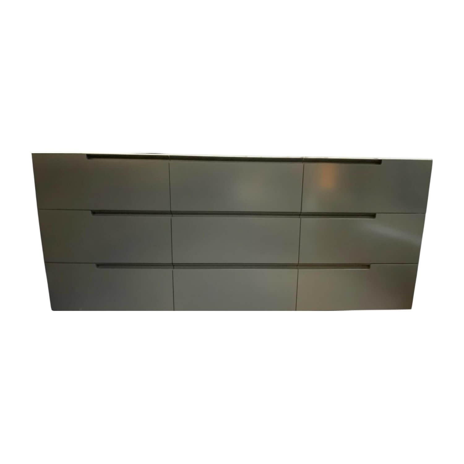 Sideboard Mell Mattlack M21 Anthrazit Abdeckplatte Marmor Arabescato Corchia Wei... Sideboard Mell Mattlack M21 Anthrazit Abdeckplatte Marmor Arabescato Corchia Wei... von Interlübke