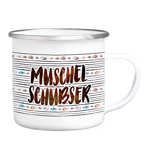 Emille Becher - Muschel Schubser - 300 ml Tasse für Strand Sommer Meer Küste Urlaub von Interluxe