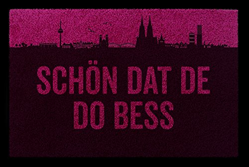 Interluxe FUSSMATTE Geschenk SCHÖN DAT DE DO BESS Köln Geschenk Einzug Fuchsia Interluxe FUSSMATTE Geschenk SCHÖN DAT DE DO BESS Köln Geschenk Einzug Fuchsia von Interluxe