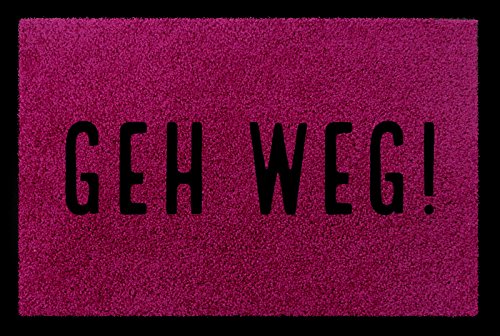 Interluxe FUSSMATTE Türmatte GEH Weg Besuch Flur Eingang Haustür Vintage Schmutzmatte Fuchsia Interluxe FUSSMATTE Türmatte GEH Weg Besuch Flur Eingang Haustür Vintage Schmutzmatte Fuchsia von Interluxe